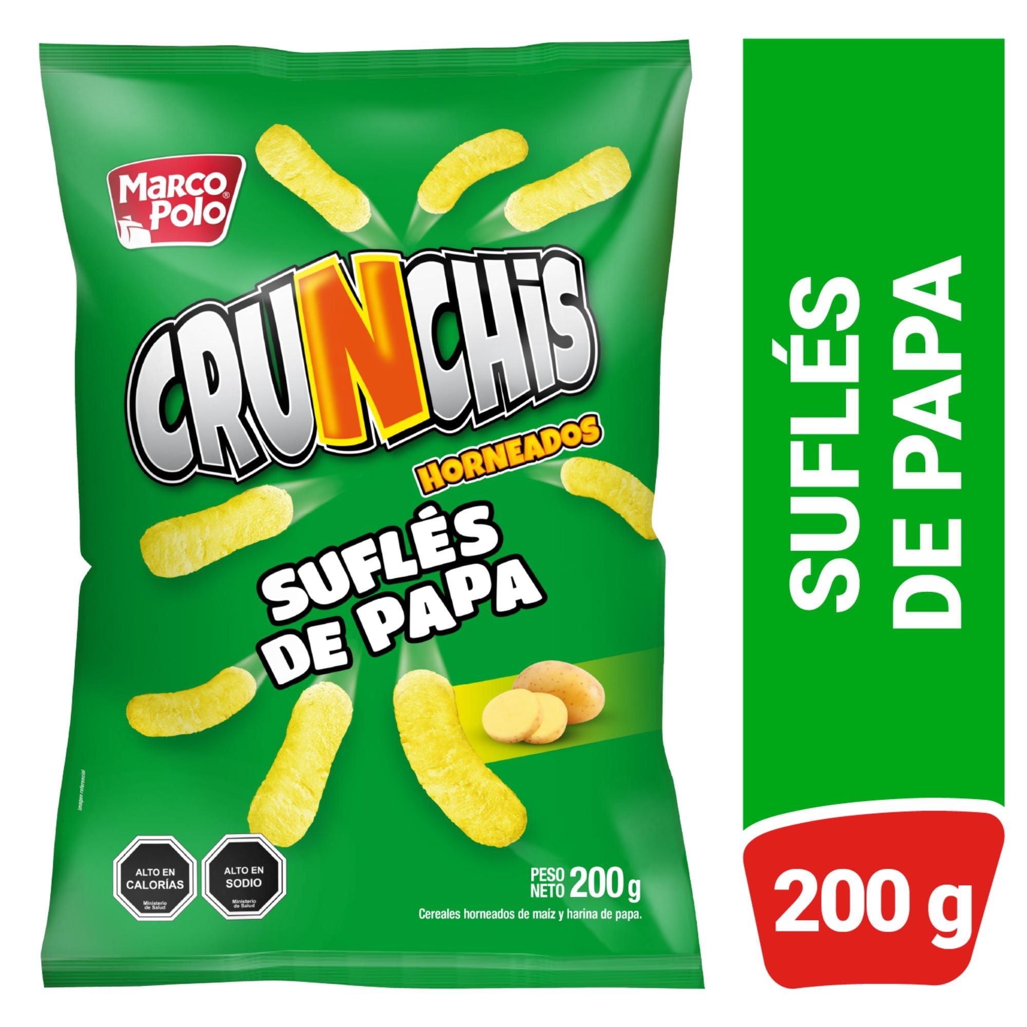 Suflés Crunchis Papa 200 g Marco Polo