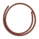 thumbnail image 4 of Cordón de cuero trenzado Correa de cuero trenzada Fabricación de joyas artesanales Marrón claro, 4 of 5