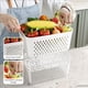 thumbnail image 3 of Recipientes de almacenamiento de frutas KEMETHY, paquete de 10 para nevera con coladores, 3 of 7