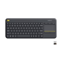 Teclado Htpc Logitech K400 Plus Wireless Touch - Negro