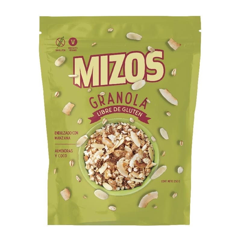 Granola Almendras Y Coco 250 g Mizos