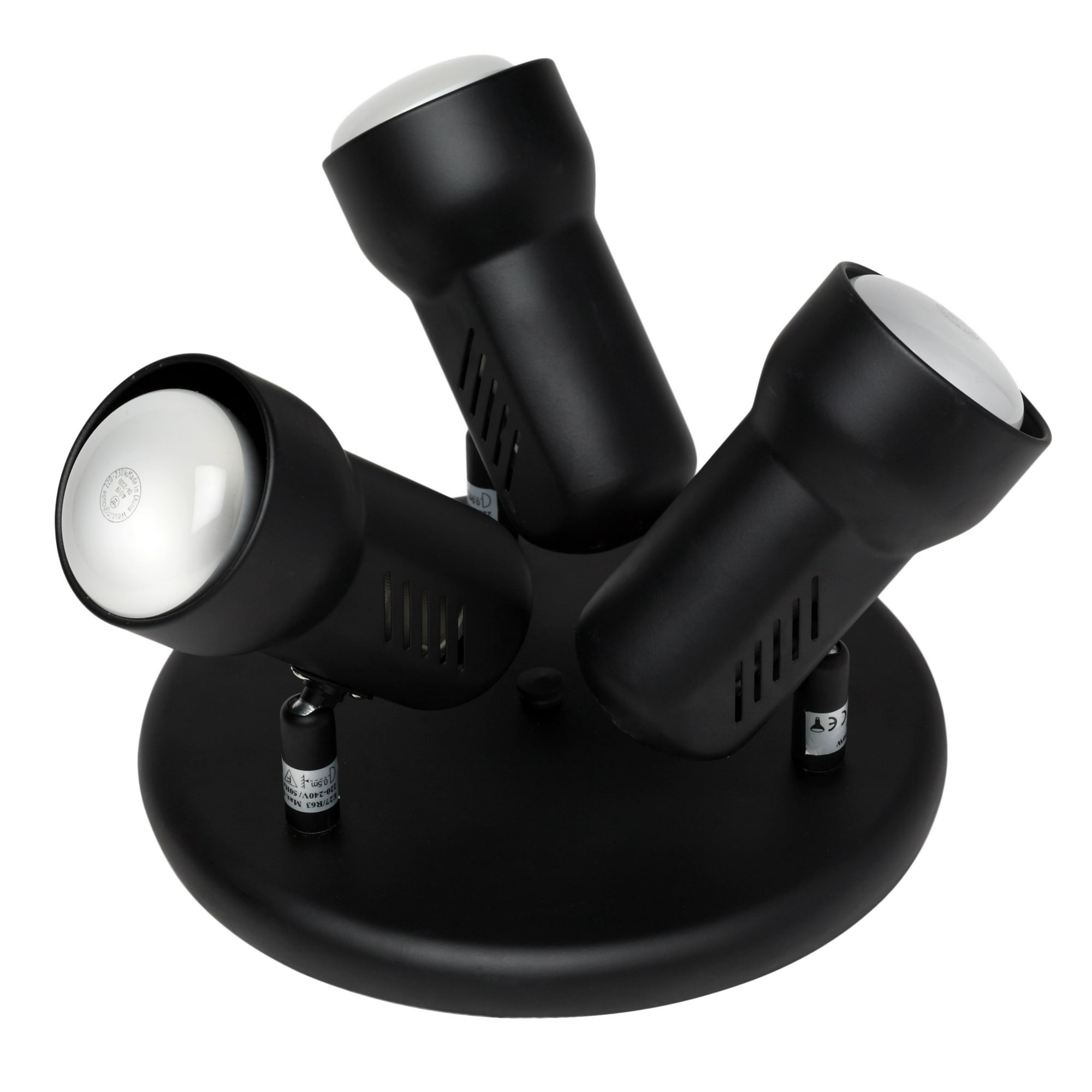 Bp Iluminación - Plafón 3l R63 Negro