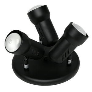 Bp - Plafón R63 3 Luces Negro
