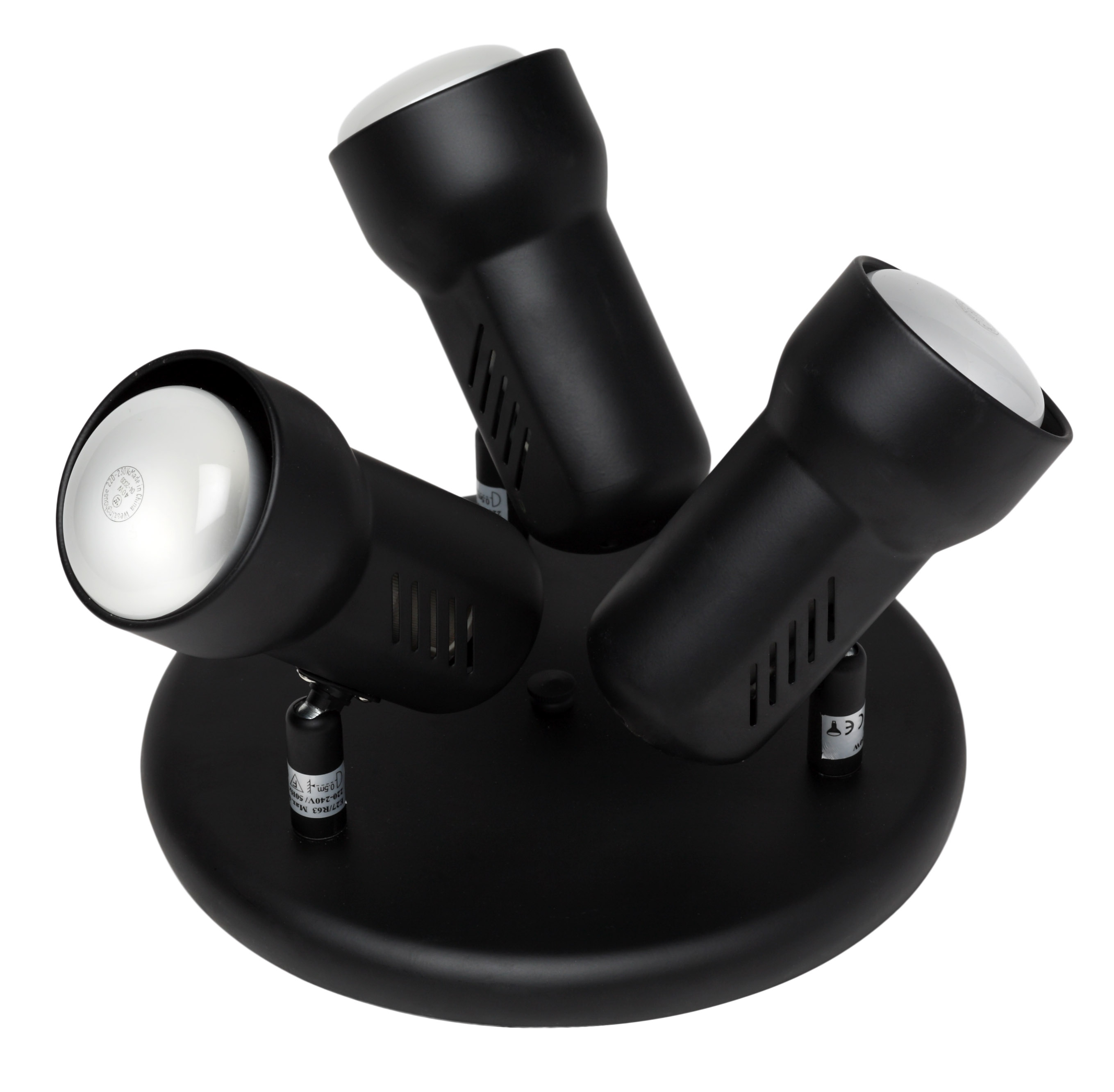 Bp Iluminación - Plafón 3L R63 Negro