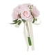 thumbnail image 5 of Ramo de novia para boda, ramo de novia, centros de mesa florales, flores artificiales para propuesta de despedida de soltera, accesorios de fotografía Rosa, 5 of 5