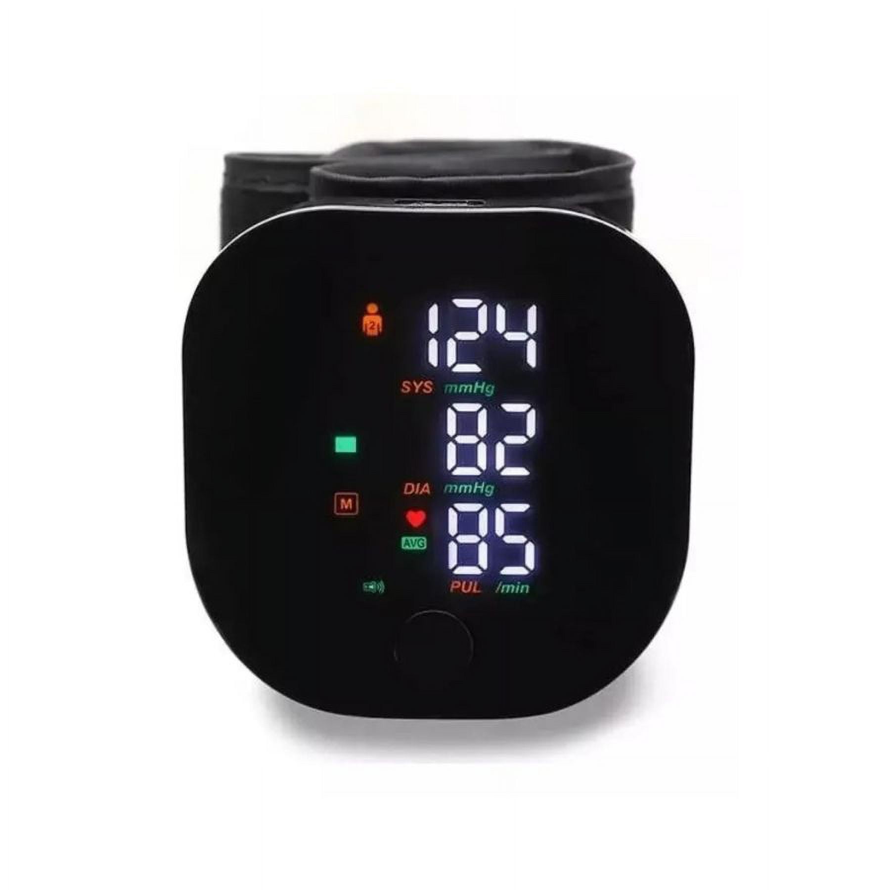 Click Ventas - Tensiómetro Digital De Muñeca Recargable Pantalla Lcd