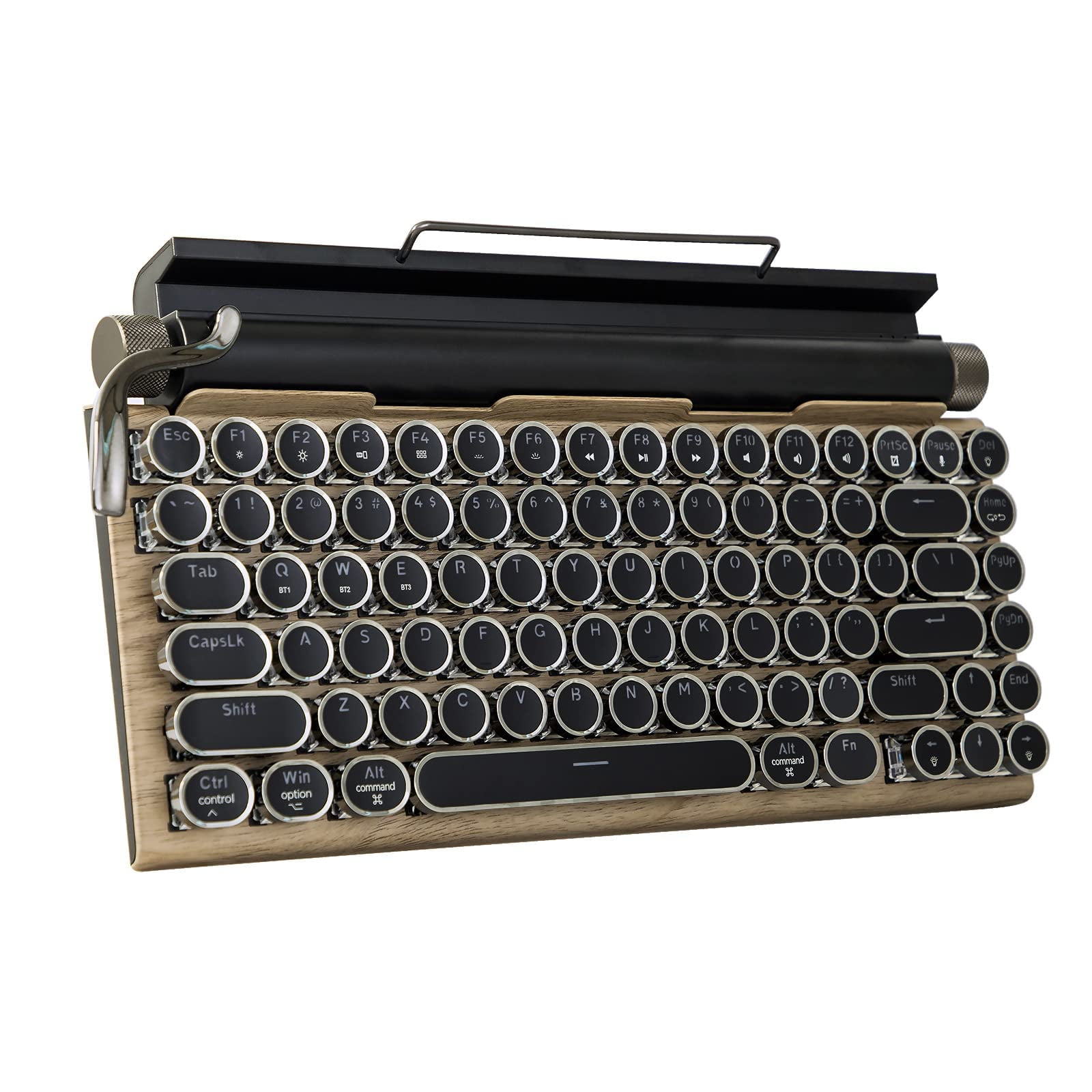 Teclado Mecánico Adventurers Typewriter Retro 83 Teclas
