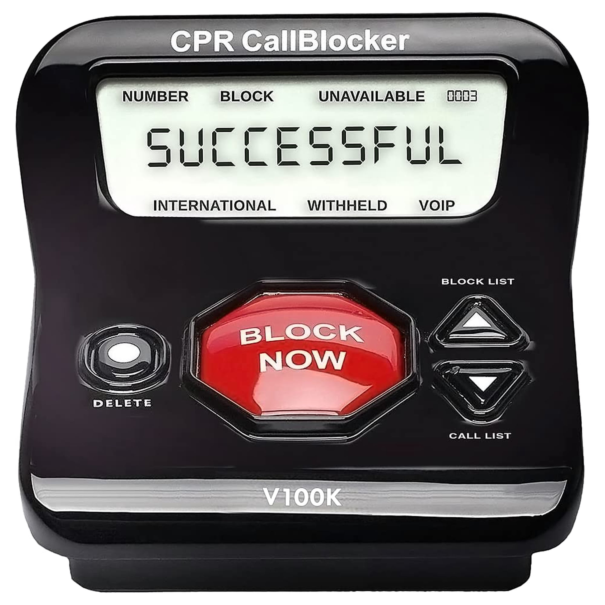 Cpr Call Blocker - Bloqueador De Llamadas Cpr V100k Para Teléfonos Fijos Con Identificador De Llamadas