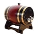 thumbnail image 4 of Barril De Envejecimiento De Madera Con Espiga, Barril De Madera Para Vino De Regalo, Para Mesa De Vino, 3L, Rojo Vino, 4 of 5