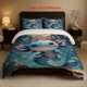 thumbnail image 1 of Fantasy Cute Pet Salamander Themed bedding Including a Duvet Cover And Two Pillowcases Soft And Comfortable, 1 of 5