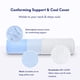thumbnail image 4 of Almohada Enrollable Espuma Viscoelástica Para Aliviar El Cuello Lavable, 4 of 7