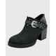 thumbnail image 1 of Botin para mujer con taco y hebilla campera Negro Danicolle, 1 of 4