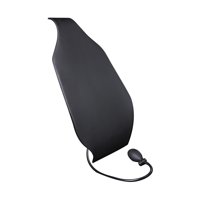 Ioensy - Cojín De Soporte Lumbar Para Automóvil Durable Universal Cómodo Respaldo De Movimiento De Aire Negro