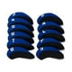 thumbnail image 4 of 11 Piezas De Cubiertas De Cabeza De Hierro De Golf Cubiertas De Cabeza De Neopreno Cubiertas Protectoras Azul Negro, 4 of 5