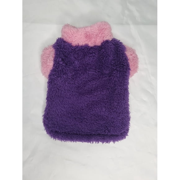 Polerón mascota cordero morado talla S corto