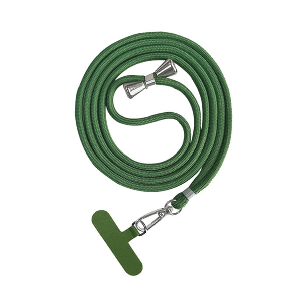 Cordón para teléfono, correa de seguridad para teléfono, bandolera antipérdida, sistema de lengüeta de seguridad Universal, correa para el cuello del Pasto verde