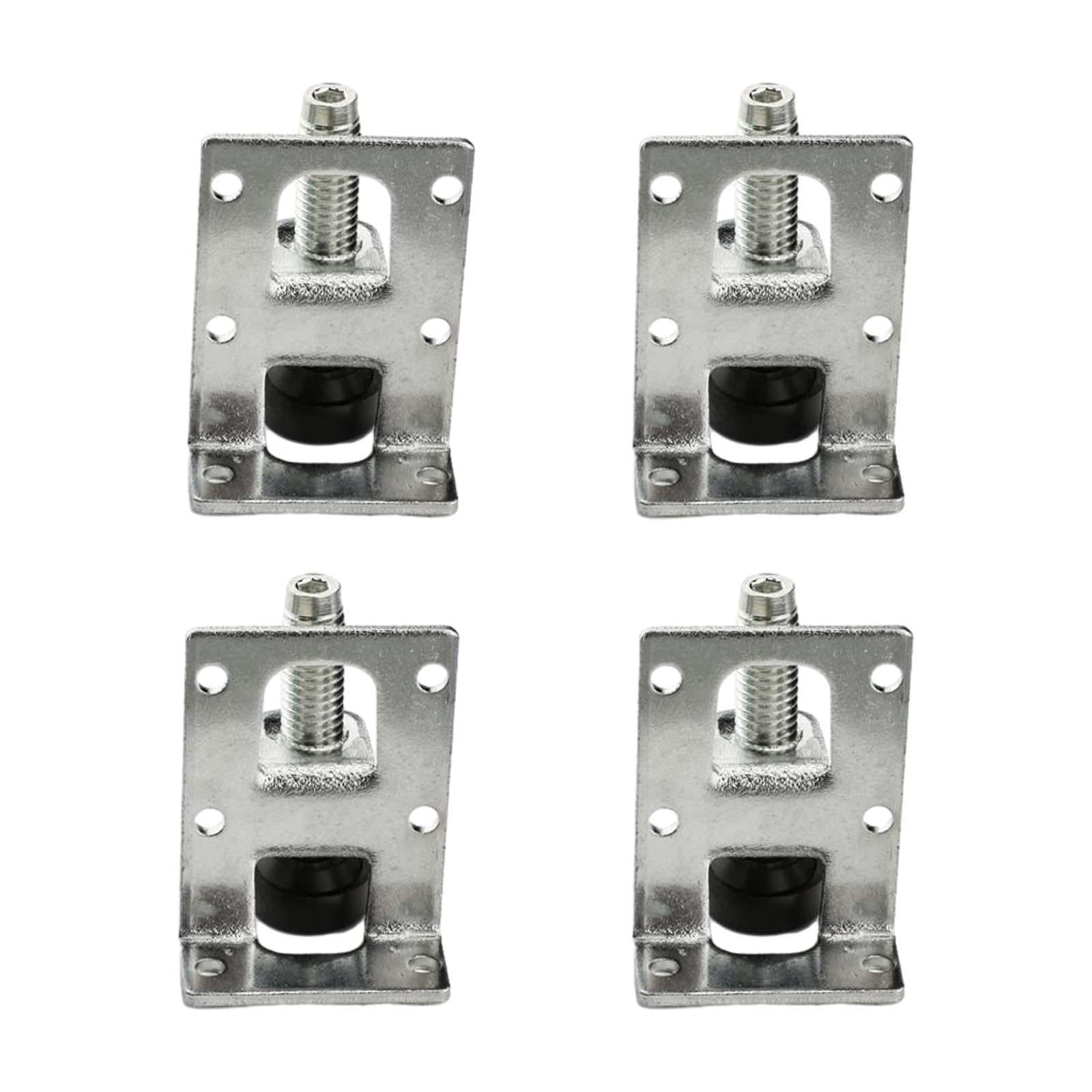 Magideal - 4 Piezas Pie Nivelador Pies Niveladores Pies Elevadores De Patas De Escritorio Patas De Sofá Patas Niveladoras Portátiles Patas De Mesa Nivelador Para 50mm