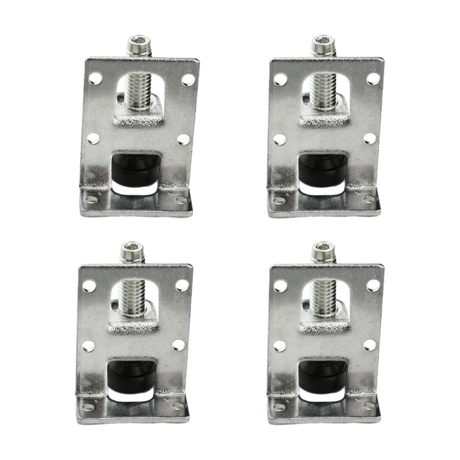 Magideal - 4 Piezas Pie Nivelador Pies Niveladores Pies Elevadores De Patas De Escritorio Patas De Sofá Patas Niveladoras Portátiles Patas De Mesa Nivelador Para 50Mm