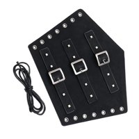 Magideal - Pu Cuero Hombres Guantelete Muñequera Brazalete, Medieval Para Hombres, Niño Gótico , Negro