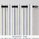 thumbnail image 2 of Cortinas opacas DriftAway Farmhouse, mezcla de lino, 214 cm, azul marino, 2 of 9