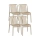 thumbnail image 1 of Pack 4 Sillas Exterior Habana Apilable - Beige, 1 of 3
