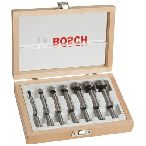 Juego De Brocas Forstner Bosch Fb700 Wood, 7 Piezas