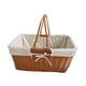 thumbnail image 2 of Cesta De Picnic De Ratán Sintético, Cesta De Frutas Tejida Para Bocadillos, Sándwiches, Estilo Parque E, 2 of 5