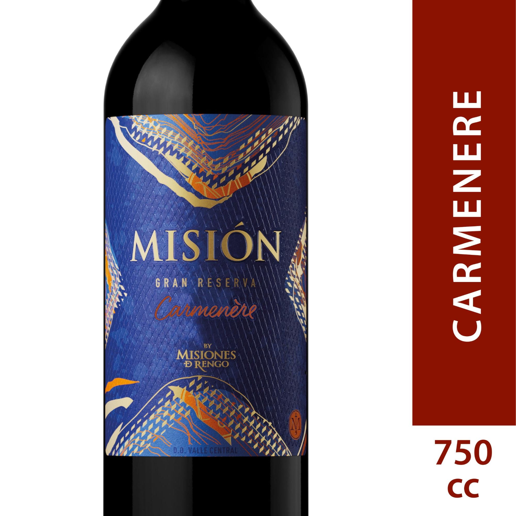 Vino Tinto Carmenere Gran Reserva 13.5° Botella 750 ml Misión