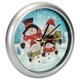 thumbnail image 4 of Reloj de pared Mark Feldstein & Associates Snowman Family 20 cm, 4 of 7