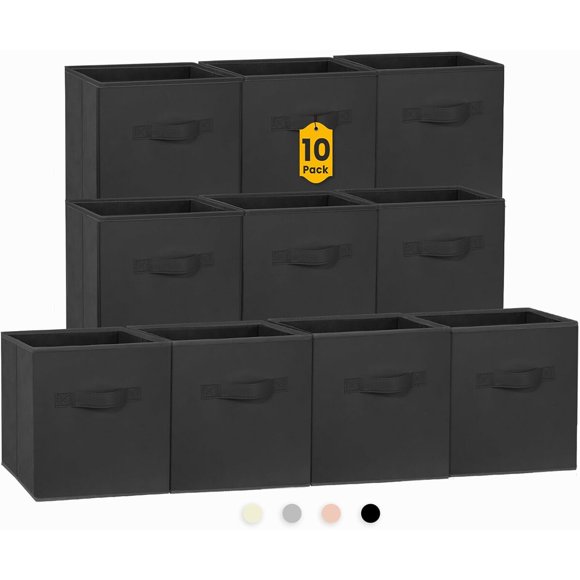 Criusia Storage Cubes, cubos de almacenamiento de 11 pulgadas para estantes
