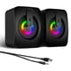 thumbnail image 1 of Parlantes PC MELOGAGA RGB USB 3W 2.0 Mini LED, 1 of 3