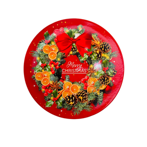 Decostilo - Pack Navideño 3 Platos De Plástico