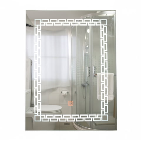 Joytek - Espejo Led Diseños Rectangular 80X60 Cm