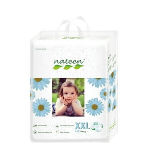 Nateen - Pañal Ecológico Bebe Xxl - 14 Unidades