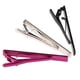 thumbnail image 2 of 3x tie bar clip de corbata formal para hombre elegante corbata clips rosa rojo + negro + plata, 2 of 5