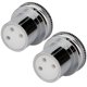 thumbnail image 1 of Tapones antipolvo XLR hembra, 2 unidades, para audio, altavoces, etc., 1 of 7