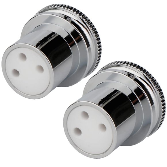 Tapones antipolvo XLR hembra, 2 unidades, para audio, altavoces, etc.
