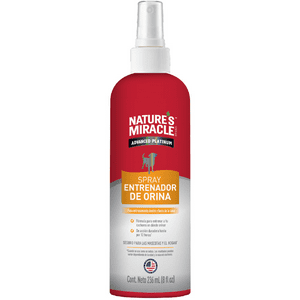 Natures Miracle - Nm Advancedp Platinum Spray Entrenador De Orina, 236Ml