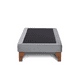 thumbnail image 2 of Base Cama Europea 1 Plaza 90x200 Cm Gris Claro Lino, 2 of 3