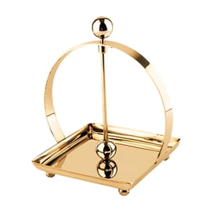 Magideal - Servilleteros Estante De Almacenamiento Dispensador De Pañuelos Cartas Soporte Organizador Notas Dispensador De Servilletas Para Club Encimera Café Me Áurea 13X13X19Cm