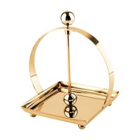 Magideal - Servilleteros Estante De Almacenamiento Dispensador De Pañuelos Cartas Soporte Organizador Notas Dispensador De Servilletas Para Club Encimera Café Me Áurea 13X13X19Cm