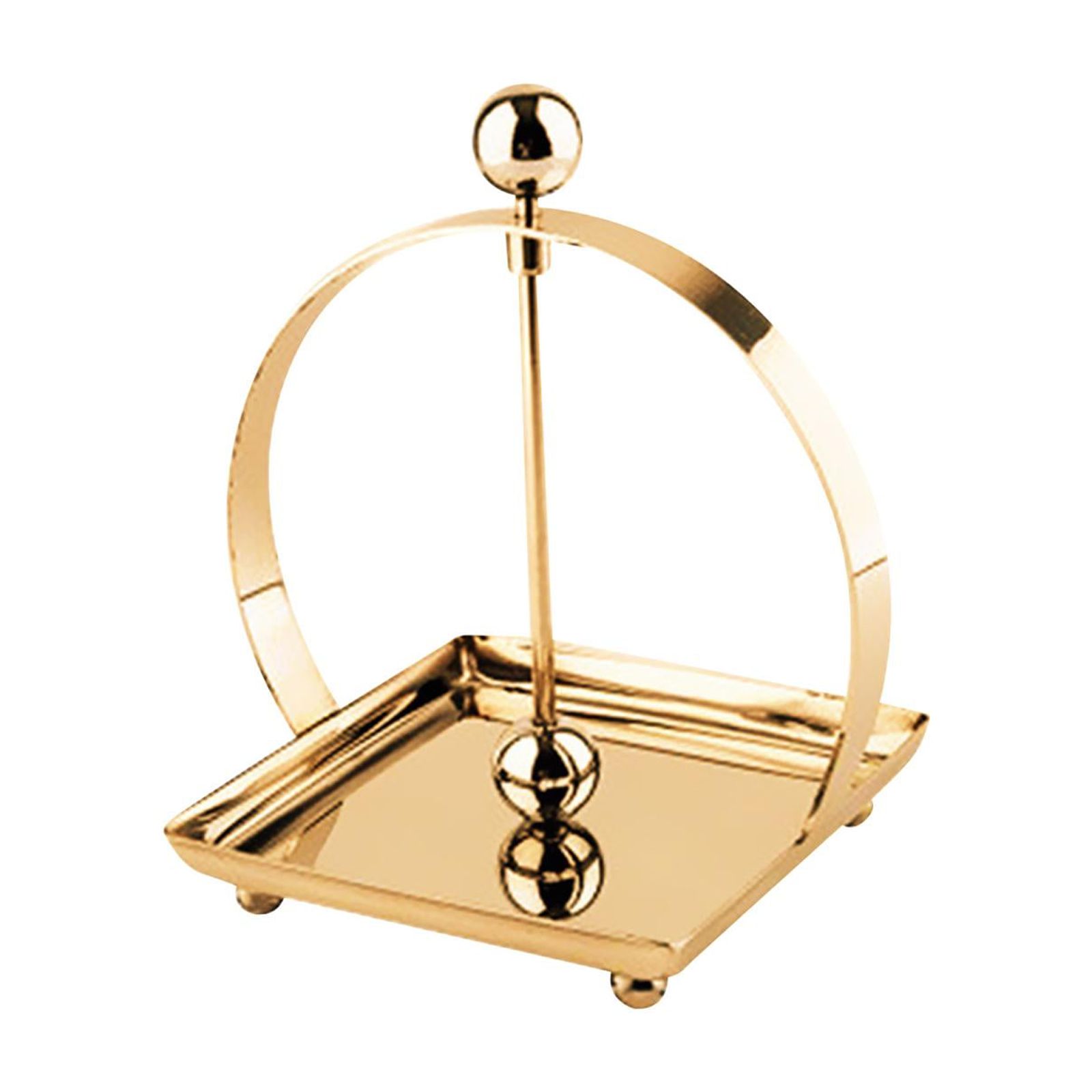 Magideal - Servilleteros Estante De Almacenamiento Dispensador De Pañuelos Cartas Soporte Organizador Notas Dispensador De Servilletas Para Club Encimera Café Me Áurea 13X13X19Cm