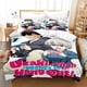 thumbnail image 1 of New Anime Uzaki-chan Wants to Hang Out! Bedding Set Single Twin Full Size Bed Set Adult Kid Bedroom Duvet cover Sets Bed Sheets, 1 of 5