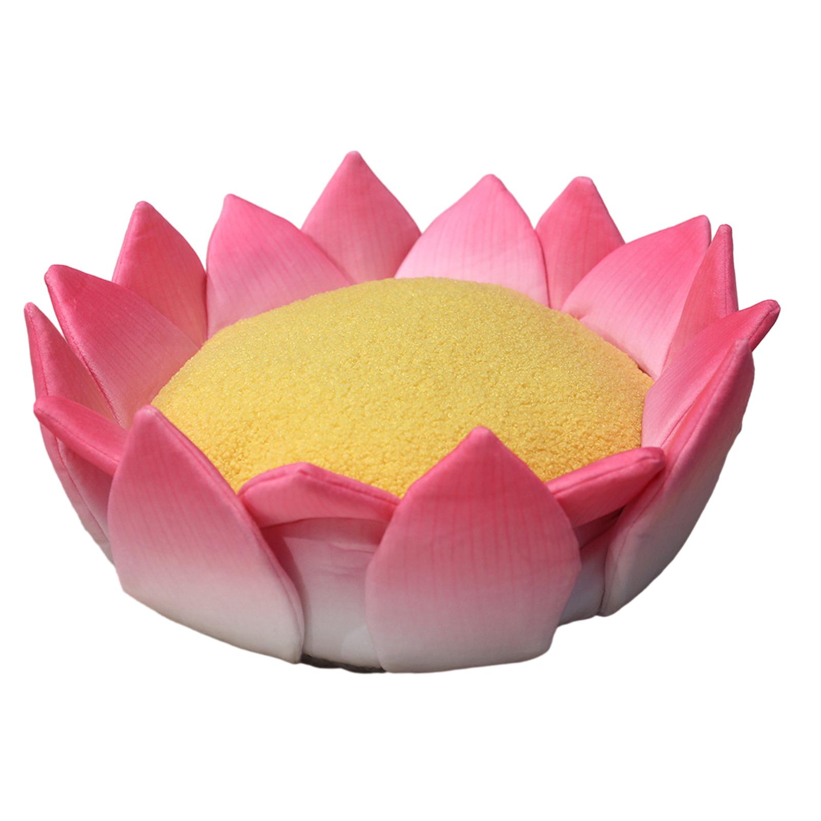 Bothyi - Cojín De Meditación, Cómodo, Creativo, Decorativo, Redondo, Tatami, Loto, 40Cm, Forro Polar