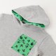thumbnail image 2 of Poleron Niño Green Creeper Gris Minecraft, 2 of 5