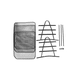 thumbnail image 3 of Organizador Bandeja Metal Oficina Documentos 3 Niveles Negro, 3 of 3