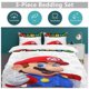 thumbnail image 5 of Super Mario Bed Duvet Cover Microfiber Bedding Sets 3D Printed Lightweight 3 Piece Comforter Sets for Kids Boys Girls, 5 of 5
