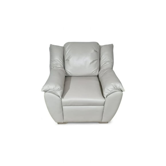 Sofa Brasil Un Cuerpo Ecocuero Beige Pm