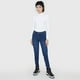 thumbnail image 4 of Jeans Mujer Básico Push Up Azul Oscuro - Corona, 4 of 5