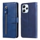thumbnail image 4 of Funda con Cremallera para Xiaomi Poco M6 Pro 5G, Carcasa Cartera de Cuero PU con Soporte y Tarjetero, 4 of 6